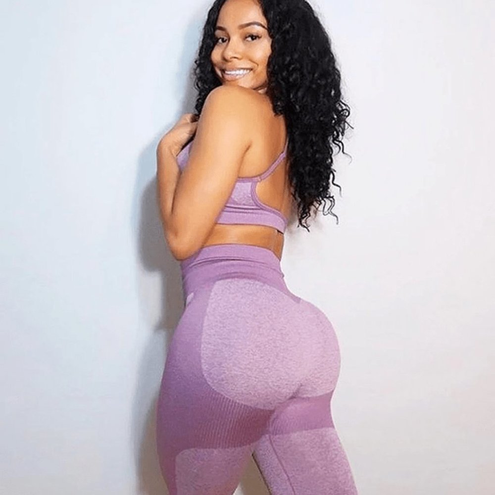 New Fitness Gym Seamless Leggings. - Picture 8 of 16